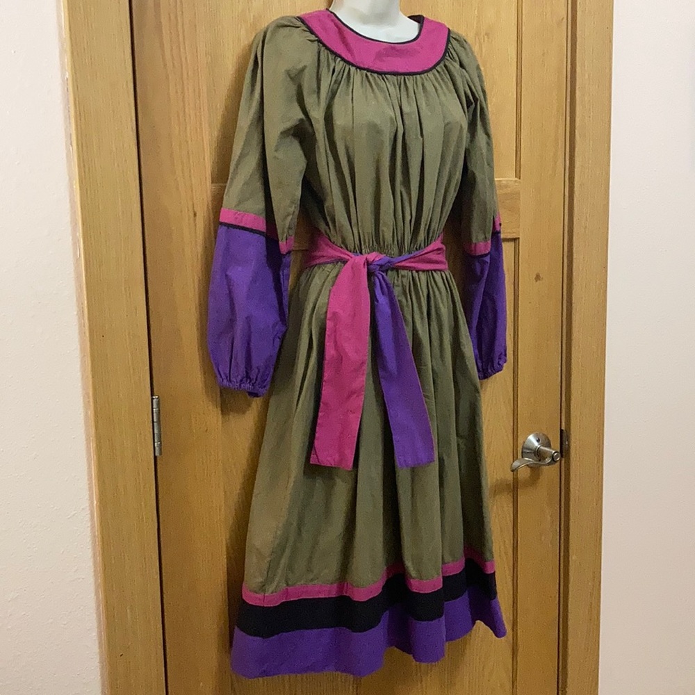 Vintage bohemian style dress